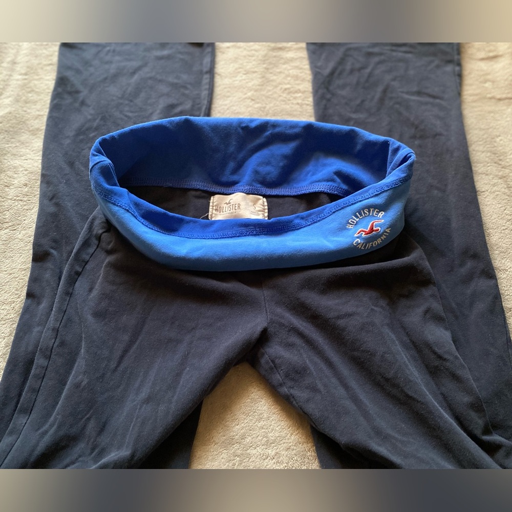 HOLLISTER, SMALL, NAVY BLUE, BOOT CUT, YOGA PANTS